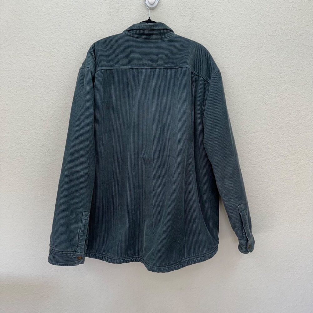 LL Bean 1912 Heritage Sherpa Lined Corduroy Snap Shirt Jac 511554 Mens size XXXL - Picture 6 of 8